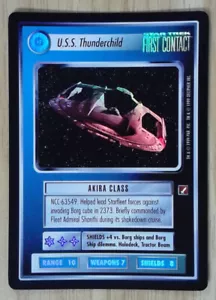 Star Trek: U.S.S. Thunderchild: Blaze of Glory: Super Rare Foil NM - Picture 1 of 1