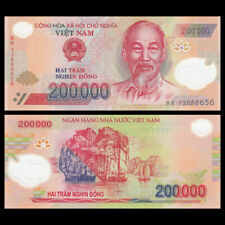Vietnam 200000 200,000 Dong, Polymer, 2013-2017, P-123, Banknote, UNC