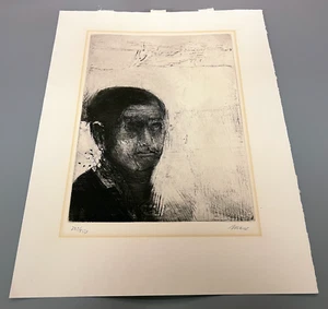 Robert Ernst Marx pencil signed and numbered etching "Poet", 1969 - Picture 1 of 6