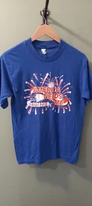 Vintage Single Stitch Drug Free America Needs a Drug Free Me T-shirt Large  - Picture 1 of 8