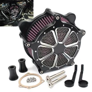 CNC Air Cleaner Intake Filter For Harley Touring Electra Glide Road Glide FatBoy - Picture 1 of 8