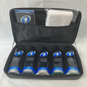First Place Finish Car Care System Wash Clean Auto Detail 5 Bottle Kit in Case - Picture 1 of 8
