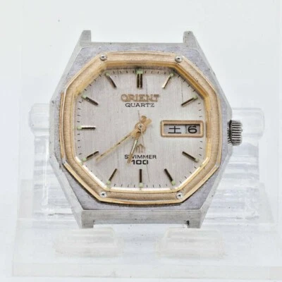 RELOJ NADADOR CUARZO ORIENT VINTAGE 100 H569101A-40CS PARA REPUESTOS O REPARACIÓN JAPÓN  Foto 1 de 4