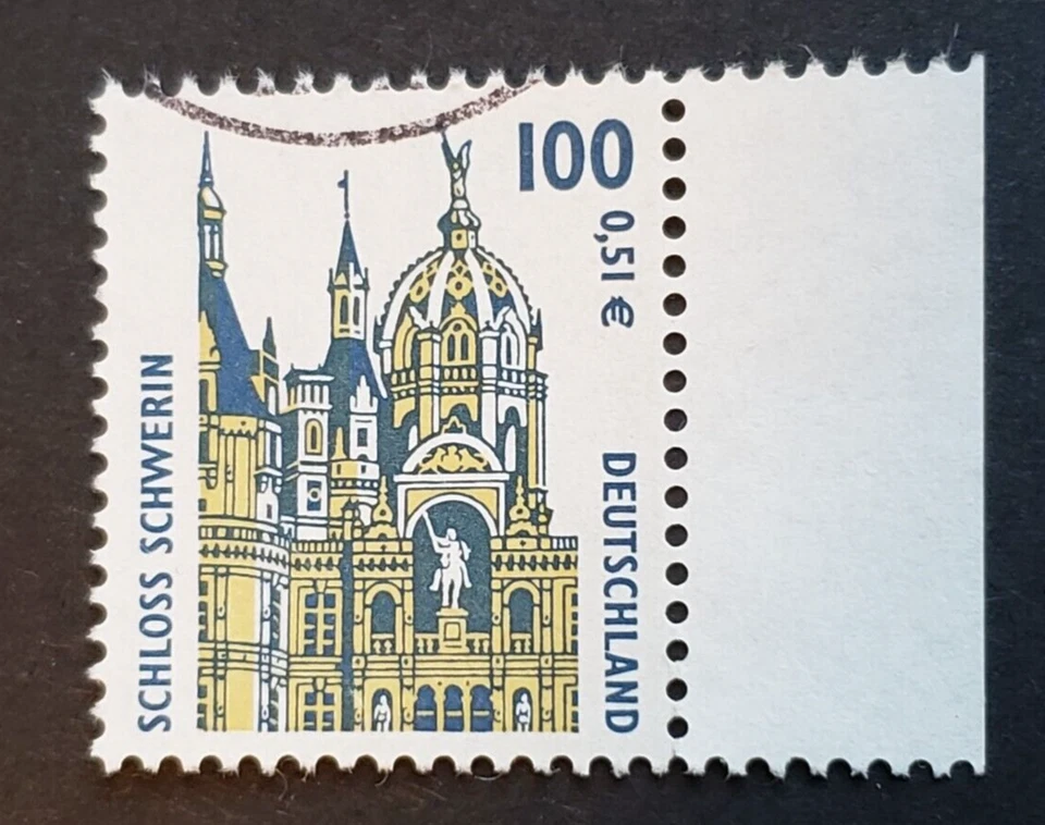 Germany 1994-2001 Historic Sites, Schwerin Castle, Weimar Sc#1845 MNG - Image 1 of 1