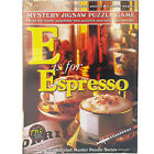 E Is For Espresso Alphabet Murder Mystery Jigsaw Puzzle Game TDC 2 x 500 Piece
