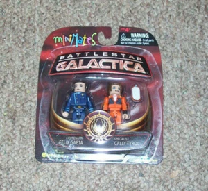 Minimates Battlestar Galatica Lt. Felix Gaeta & Specialist Cally Tyrol Wave 4 08 - Picture 1 of 2