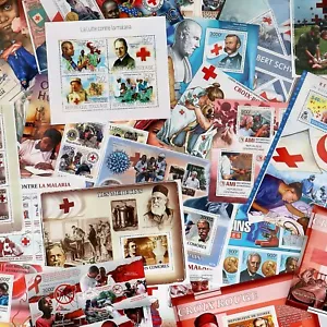Stamp Collection Medicine Red Cross 30+ Different Sets Topical Stamps MNH Sets - Picture 1 of 6