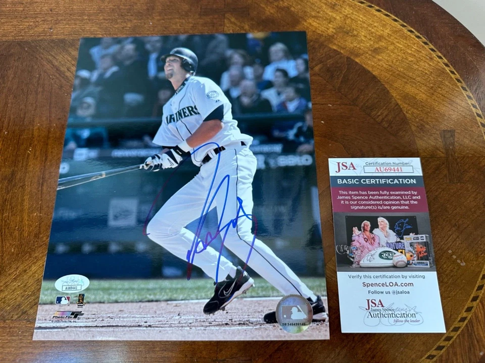 MLB Official Richie Sexson Signed 8x10 Photo Seattle Mariners JSA - Image 1 of 1