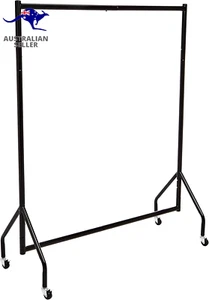 Heavy Duty Rolling Garment Rack, Hanging Clothes Organizer Rail for Display and - Picture 1 of 12