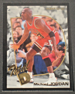 Michael Jordan 1992-93 Fleer Total D #5 Chicago Bulls Insert