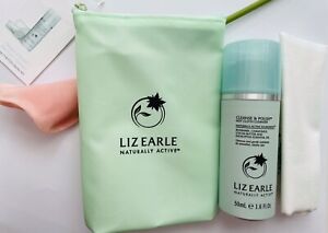 LIZ EARLE - Cleanse & Polish Hot Cloth Cleanser 50ml Travel With Muslin & Pouch