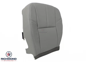 Chevy Tahoe Suburban LT LS 2007-2014 - Cubierta de asiento de cuero inferior del lado del conductor gris - Imagen 1 de 12