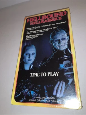 Hellraiser 2 Hellbound VHS Horror Clive Barker  New Sealed Halloween Movie - Image 1 of 4