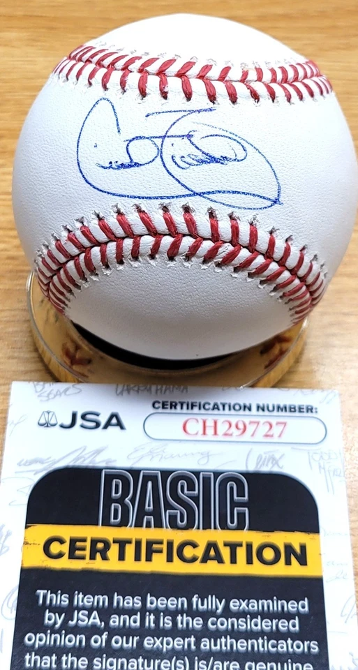 Autographed CECIL FIELDER Official Major League Baseball w/JSA COA - Image 1 of 1