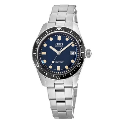 New Oris Divers Sixty-Five Automatic Women's Watch 01 733 7747 4055-07 8 17 18 - Image 1 of 4