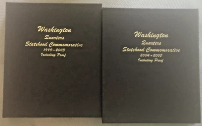 Washington Statehood Quarter Collection Complete BU-Proof, 200 Coins in 2 Dansco - Image 1 of 4