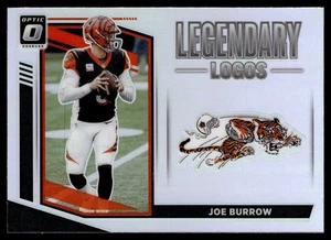 2021 Panini Donruss Optic Legendary Logos Silver Holo #LL-3 Joe Burrow Bengals - Picture 1 of 2