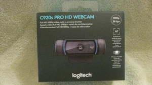 Logitech C920S Pro HD 1080p Webcam Brandneu Versiegelt 1080p/30fps - Bild 1 von 8