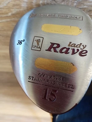 Square Two Golf Lady Rave 15 Wood 38* RH Ladies Graphite 38" New Grip Nice Club - Image 1 of 4