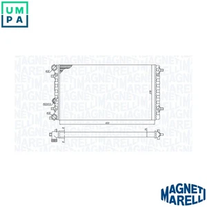 RADIATOR ENGINE COOLING 350213105100 FOR VW NEW/BEETLE/Convertible AZJ 2.0L 4cyl - Picture 1 of 10