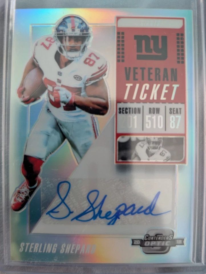 Карта STERLING SHEPARD 2018 Panini Optic Contenders с автографом 03/25 PWE - Изображение 1 из 1