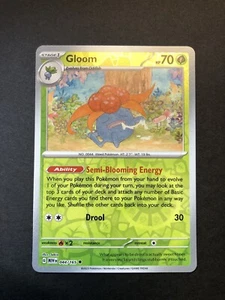 Pokemon TCG Gloom 044/165 Reverse Holo Uncommon Scarlet & Violet 151 English NM - Picture 1 of 3