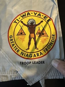 Pfadfinder Großes Niagara Grenzlager Ti-Wa-Ya-Ee Truppenführer Halstuch - Bild 1 von 2