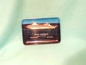 Vintage Melamine Plastic Souvenir Trinket Tray Royal Caribbean Cruise Lines - Picture 1 of 2