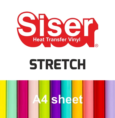 A4 sheets-Siser EasyWeed Stretch PREMIUM HTV Vinyl IRON ON/HEAT PRESS rose gold