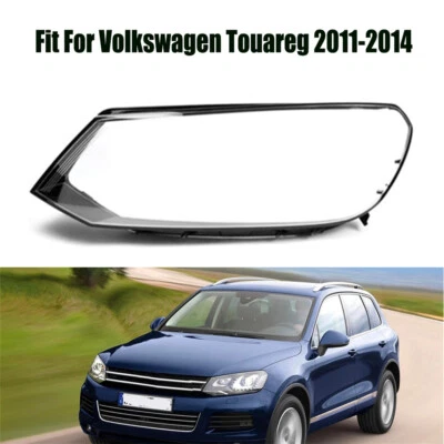 Cubierta izquierda lente transparente faro para Volkswagen Touareg 2011-2014 1 pieza Foto 1 de 4