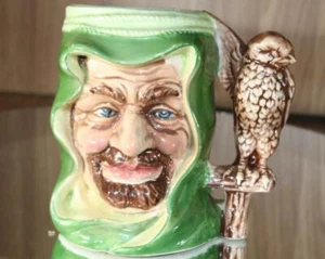 Toby Mug Arabian Nights Sabu Arab Shiek falcon cup planter Made in England 1958 - Picture 1 of 10