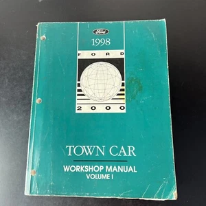 1998 Lincoln Town Car Workshop Manual (Volume 1 ONLY), OEM Shop, Repair, - Picture 1 of 16