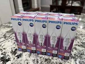 10 pack lot Philips 4.5W=40W LED Candle Light Bulb Dimmable E12 🔥 Make Offers - Picture 1 of 7