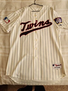 Rod Carew Majestic Authentic Minnesota Twins Home Jersey size 48 - Picture 1 of 8
