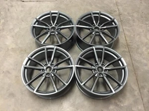 18" Golf R Pretoria Style Alloy Wheels Gloss Gun Metal MK5 MK6 MK7 MK7.5 Audi A3 - Picture 1 of 7