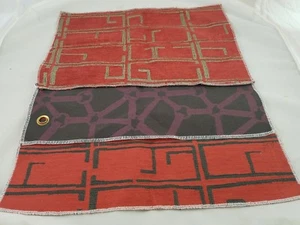Lot 3 Pieces Hable Construction Hickory Furniture Fabric Samples Geometric Woven - Picture 1 of 5