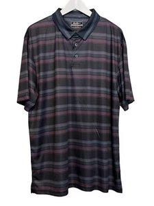 Men's XL Ben Hogan Performance Multi Color Stripe Golf Polo #98698 - 348 - Picture 1 of 8