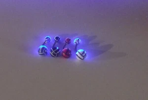 4 Uv Blacklight Glow Christina Hood Princess Albertina Fourchette Look Enticing - Picture 1 of 4