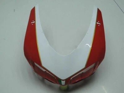 RED Front Upper Fairing Headlight Cowl Nose For DUCATI 1098 848 1198 2007-2012 - Image 1 of 2