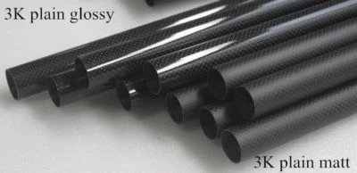 Abesterxox 3k Carbon Fiber Tube OD 27mm x ID 25mm x Length 500mm (Roll Wrapped) - Image 1 of 4