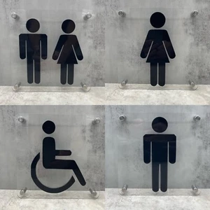 Toilet Sign | Restroom Plaque | Toilets - Picture 1 of 11