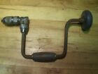 VINTAGE STANLEY 10" HAND BRACE DRILL STANLEY HANDYMAN No. H1253 made in the USA