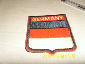 Deutschland Flagge gestickt Emblem Aufnähen Bügelbild Patch Abzeichen Applikation  - Bild 1 von 1