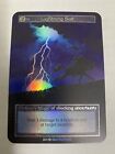 Sorcery Contested Realm TCG Alpha ordinary foil card LIGHTNING BOLT