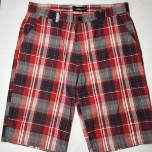 NBNgear Bermuda Herren Short Größe 40 eckig rot/blau/grau 13 Zoll Schrittlänge - Bild 1 von 10