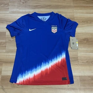 Camiseta de fútbol Nike para mujer azul EE. UU. 2024 USWNT visitante estadio FJ4327-418 pequeña - Imagen 1 de 10