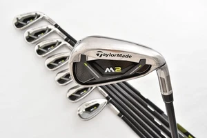8PCS Taylormade M2 Iron Set 5-6-7-8-9-P-A-S TM7-217 Flex R Regular RH Golf Club - Picture 1 of 22
