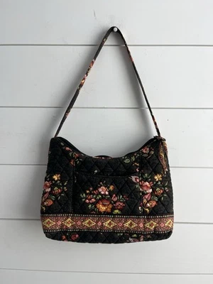 Bolso/cartera de hombro retirada 1990-1991 Vera Bradley patrón brezo EE. UU. • USADA EN EXCELENTE ESTADO Foto 1 de 4