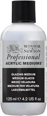 Winsor & Newton Professional Acrylic Medium, Glazing Medium, 125ml (4.2-oz) - Image 1 of 2