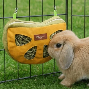 Hay Bag Feeder Practical Small Animal Feeder Hanging Hay Feeding Bag - Picture 1 of 9